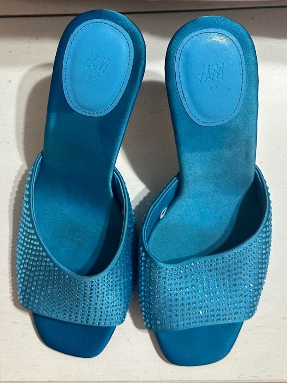 H&M Women's Blue Sandals、